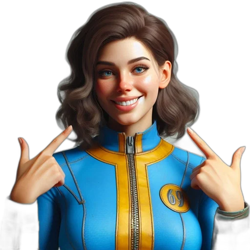 face, staff, jacket, concept art, comic book art, cartoon, fantasy art, blue transparent PNG cut-out