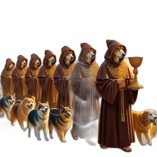 staff, animal, concept art, 3d render, fantasy art, dense, forest, lit transparent PNG cut-out