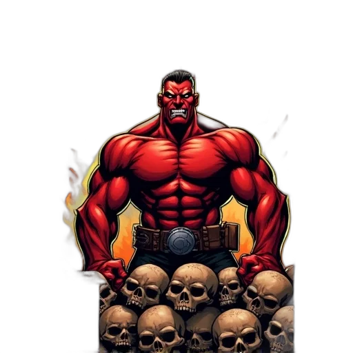 comic book art, concept art, pixel art, fire, red, cover, all-new, secret transparent PNG cut-out