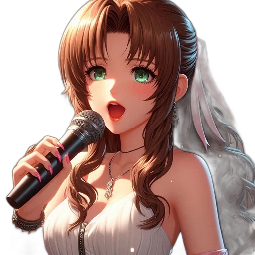 staff, dress, face, anime, cartoon, pixel art, photorealistic, animated transparent PNG cut-out