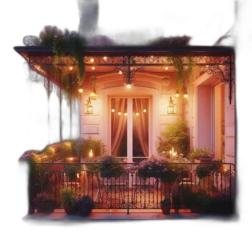 building, furniture, photorealistic, 3d render, watercolor, concept art, city street, night transparent PNG cut-out