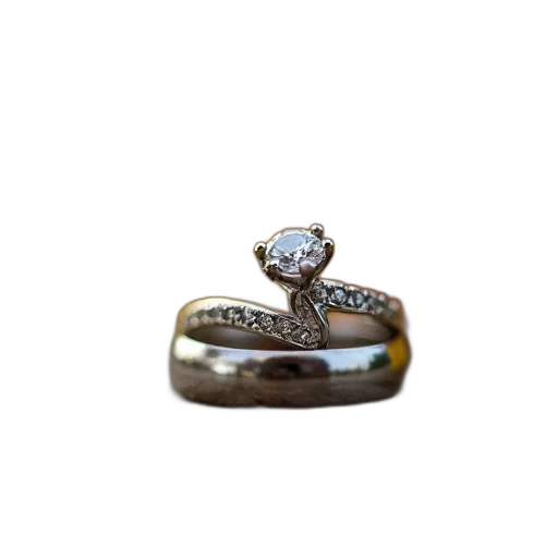 jewelry, crown, 3d render, photorealistic, close-up, silver, ring, diamond transparent PNG cut-out