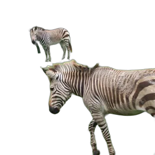 animal, creature, 3d render, concept art, photorealistic, fantasy art, three, zebras transparent PNG cut-out