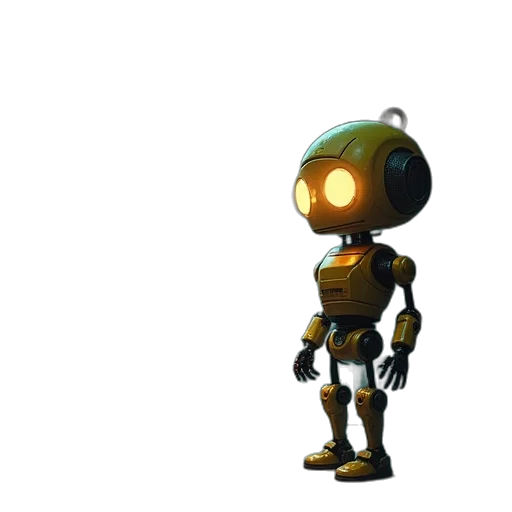 robot, weapon, creature, staff transparent PNG cut-out