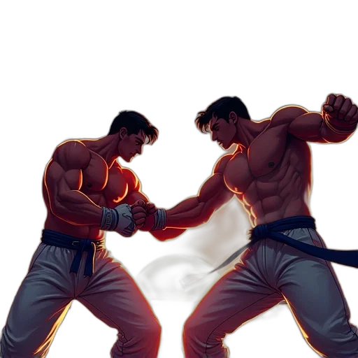 weapon, concept art, photorealistic, 3d render, pixel art, fire, line, fighters transparent PNG cut-out