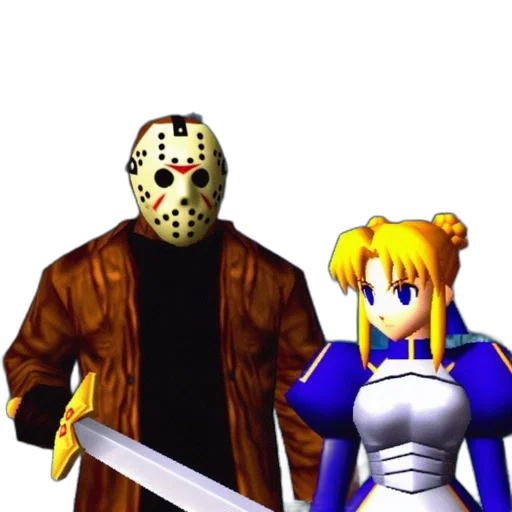 mask, concept art, pixel art, 3d render, vaporwave, fire, two, animated transparent PNG cut-out