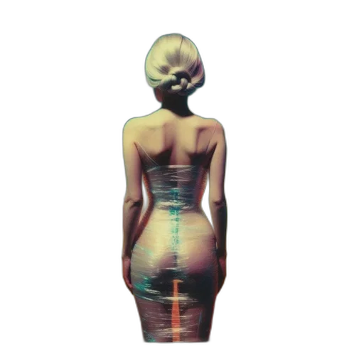 dress, jewelry, hair, robot, 3d render, concept art, photorealistic, oil painting transparent PNG cut-out