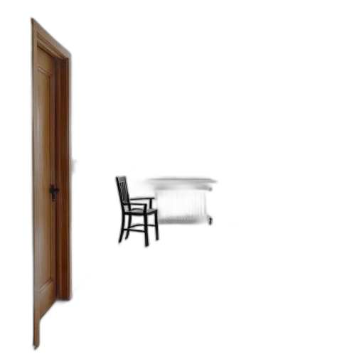 furniture, staff, robot, umbrella, 3d render, concept art, photorealistic, outer space transparent PNG cut-out