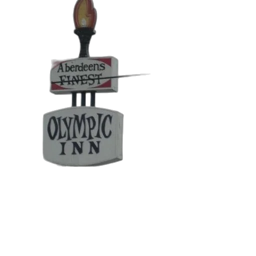 staff, bottle, building, 3d render, sign, olympic, inn, motel transparent PNG cut-out