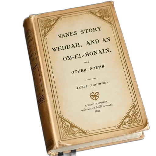 cover, old, book, titled, vanes, story, weddah, om-el-bonain transparent PNG cut-out