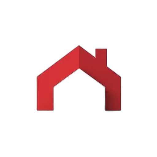 3d render, red, logo, psc transparent PNG cut-out