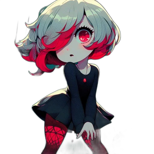 mask, creature, dress, staff, pixel art, anime, concept art, cartoon transparent PNG cut-out