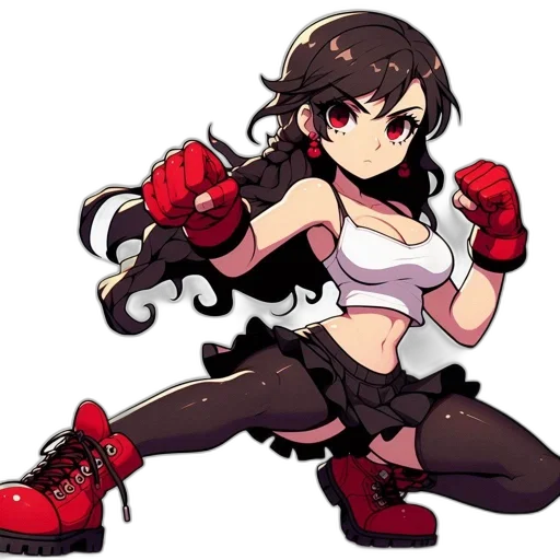 weapon, pixel art, anime, concept art, cartoon, red, animated, red-eyed transparent PNG cut-out