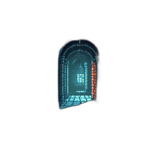 building, car, weapon, hat, 3d render, pixel art, cyberpunk, concept art transparent PNG cut-out