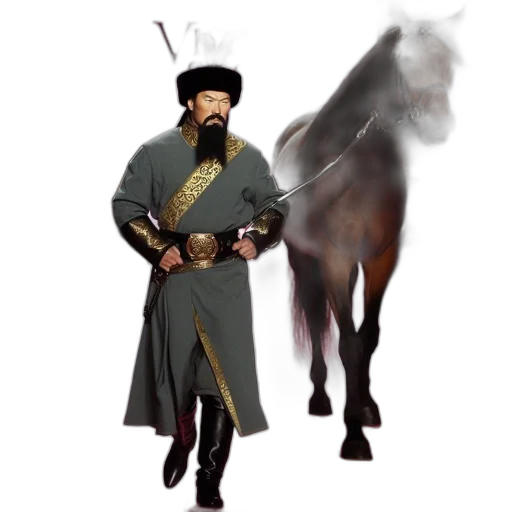 staff, animal, sword, concept art, fantasy art, photorealistic, 3d render, man transparent PNG cut-out
