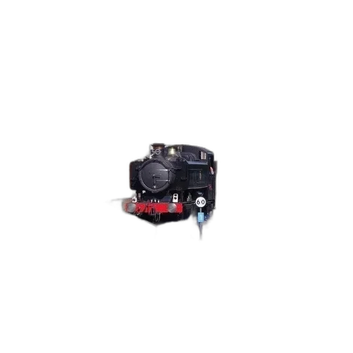robot, car, mask, weapon, 3d render, black, steam, locomotive transparent PNG cut-out