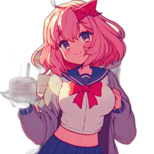 staff, creature, weapon, jacket, anime, pixel art, concept art, vaporwave transparent PNG cut-out