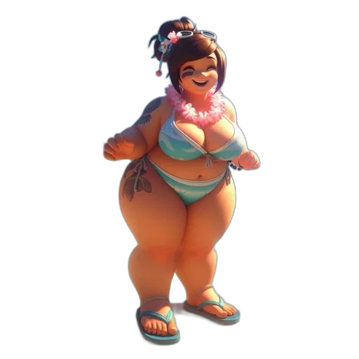 dress, staff, concept art, 3d render, photorealistic, fantasy art, pastel, chubby transparent PNG cut-out
