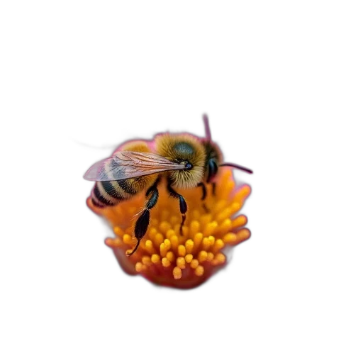 flower, animal, creature, crown, 3d render, photorealistic, concept art, golden transparent PNG cut-out