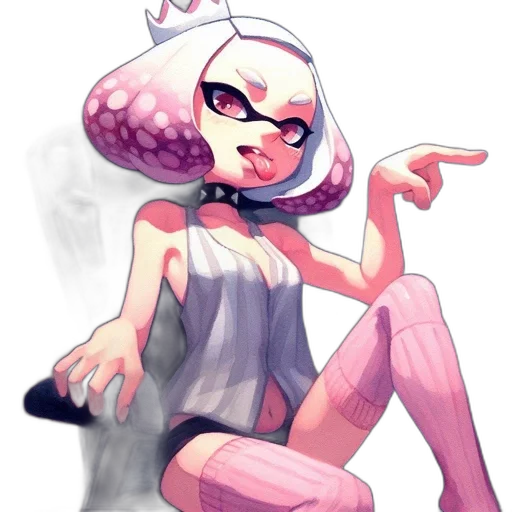 dress, creature, weapon, staff, watercolor, concept art, pixel art, vaporwave transparent PNG cut-out