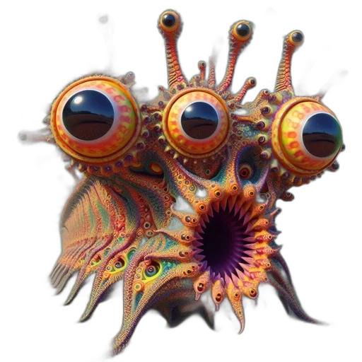 creature, mask, staff, robot, concept art, 3d render, fantasy art, intriguing transparent PNG cut-out