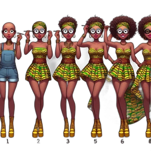 dress, concept art, pixel art, cartoon, comic book art, earth tones, golden, colorful transparent PNG cut-out