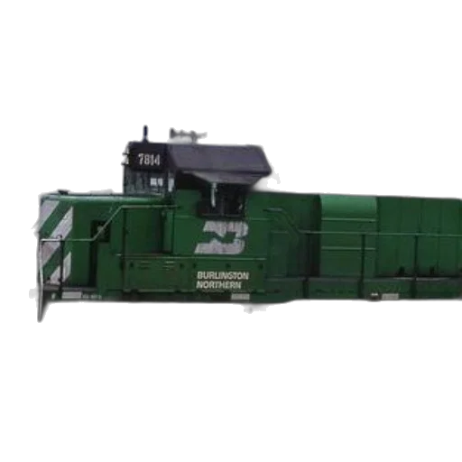 weapon, robot, 3d render, green, burlington, northern, train, traveling transparent PNG cut-out