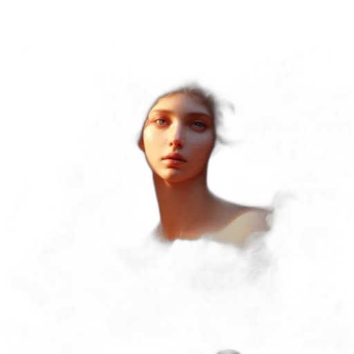 face, mask, robot, creature, photorealistic, 3d render, concept art, fantasy art transparent PNG cut-out