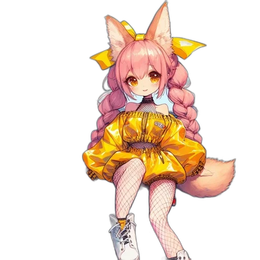 staff, dress, creature, animal, pixel art, anime, fantasy art, concept art transparent PNG cut-out