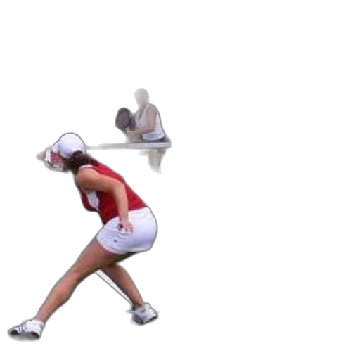 shoes, hat, 3d render, two, women, playing, tennis, court transparent PNG cut-out