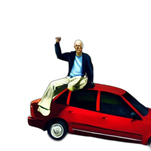 car, concept art, pixel art, photorealistic transparent PNG cut-out