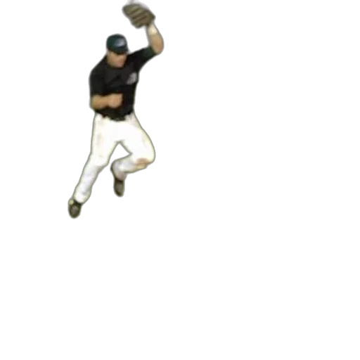 creature, staff, concept art, pixel art, 3d render, baseball, player, jumps transparent PNG cut-out