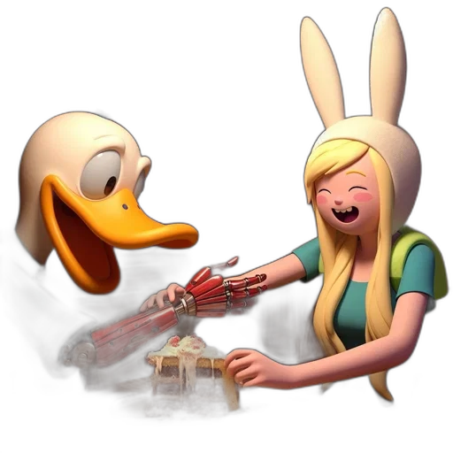 weapon, animal, food, mask, concept art, 3d render, pixel art, cartoon transparent PNG cut-out
