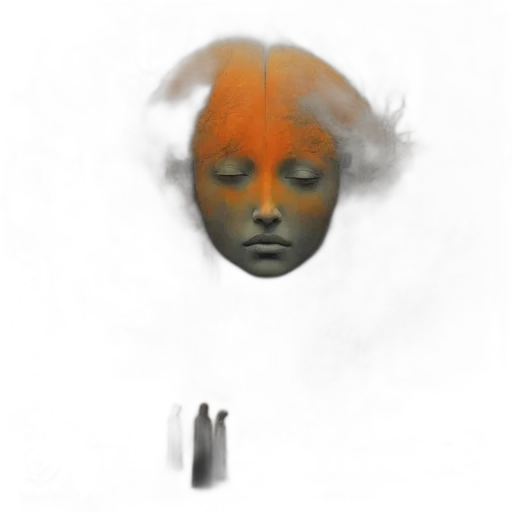 mask, face, crown, robot, concept art, photorealistic, fantasy art, watercolor transparent PNG cut-out