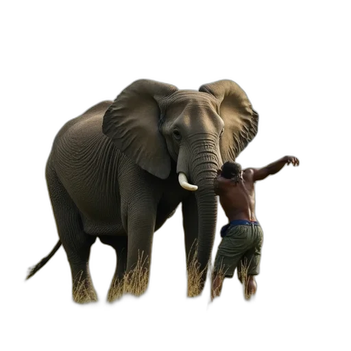 animal, creature, staff, concept art, 3d render, photorealistic, fantasy art, forest transparent PNG cut-out