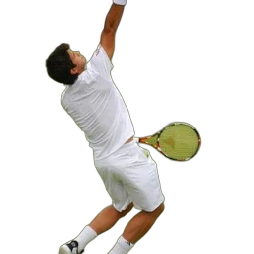 staff, photorealistic, 3d render, tennis, player, white, attire, captured transparent PNG cut-out