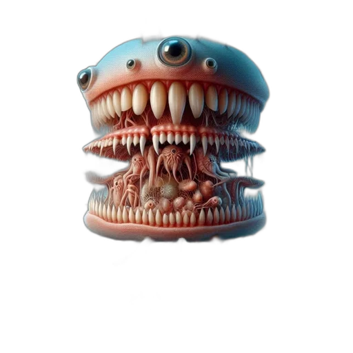 creature, mask, jewelry, hat, 3d render, concept art, photorealistic, enormous transparent PNG cut-out