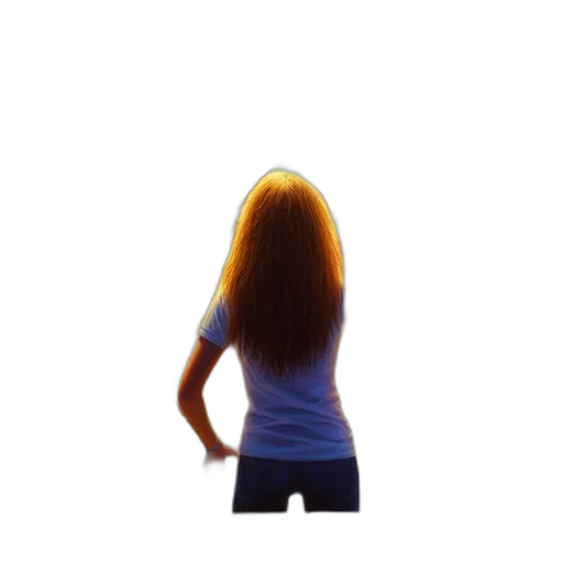 hair, dress, staff, jacket, 3d render, pixel art, concept art, photorealistic transparent PNG cut-out