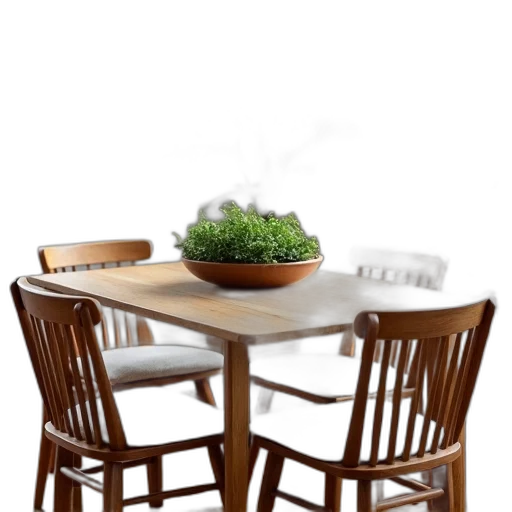 furniture, food, staff, crown, 3d render, photorealistic, concept art, fog transparent PNG cut-out