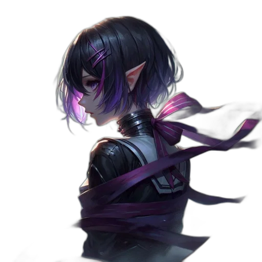 mask, face, staff, weapon, fantasy art, concept art, cyberpunk, anime transparent PNG cut-out