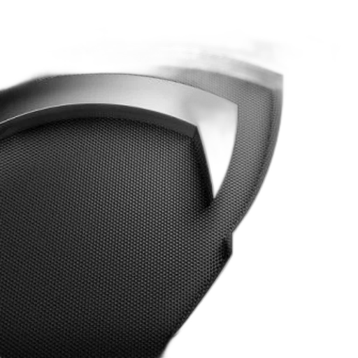 mask, hat, shoes, sword, 3d render, monochrome, sleek, metallic transparent PNG cut-out