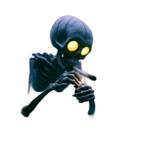 creature, robot, staff, weapon, concept art, 3d render, pixel art, fantasy art transparent PNG cut-out
