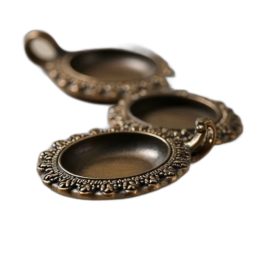 jewelry, crown, food, furniture, 3d render, 5x3mm, bronze, plated transparent PNG cut-out