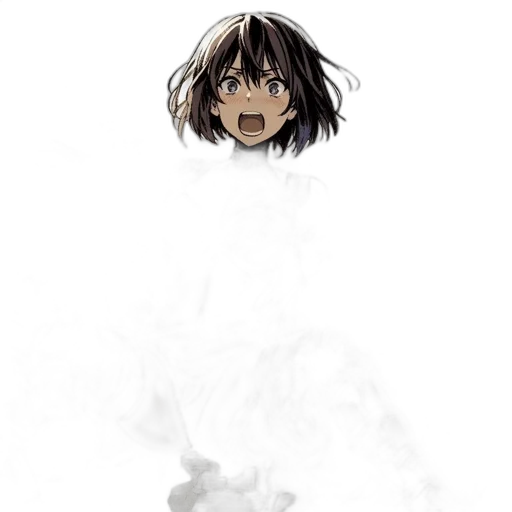 creature, dress, mask, sword, concept art, anime, pixel art, comic book art transparent PNG cut-out
