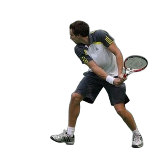 robot, shoes, 3d render, photorealistic, concept art, tennis, player, action transparent PNG cut-out