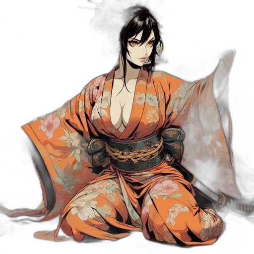 concept art, fantasy art, watercolor, anime, fire, monochrome, red, dark transparent PNG cut-out