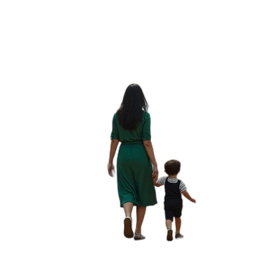 dress, concept art, 3d render, pixel art, photorealistic, city street, woman, green transparent PNG cut-out