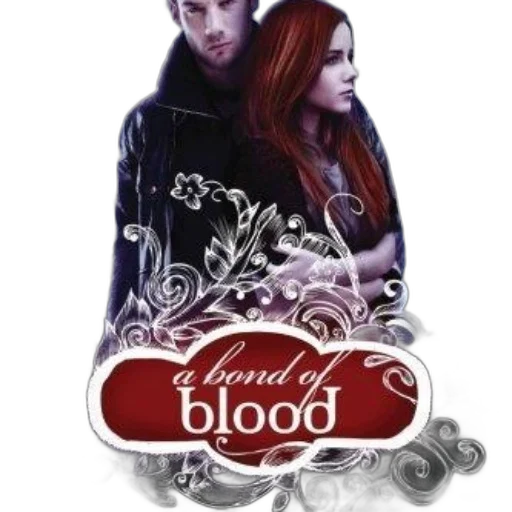 cover, bond, blood, features, couple, dark, gothic, setting transparent PNG cut-out