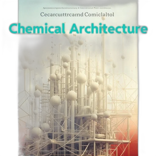 concept art, book, cover, features, intricate, illustration, chemical, structure transparent PNG cut-out