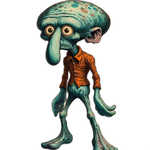 creature, staff, animal, robot, concept art, 3d render, cartoon, photorealistic transparent PNG cut-out